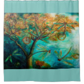 Rideaux De Douche Flirt de libellule (Devant)