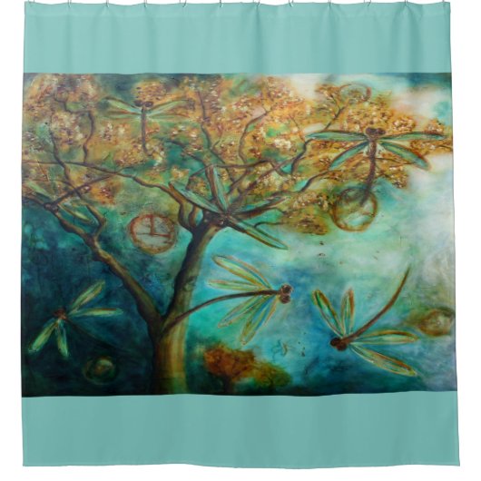 Rideaux De Douche Flirt de libellule (Devant)