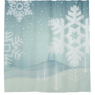 Rideaux De Douche flocon de neige