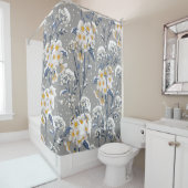 Rideaux De Douche Floraison hivernale : Délicat motif floral (En situation)
