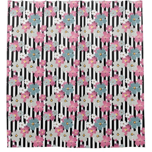 Rideaux De Douche Floral (Devant)