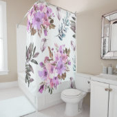 Rideaux De Douche Floral (En situation)
