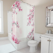 Rideaux De Douche Floral (En situation)