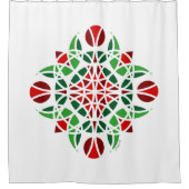 Rideaux De Douche Floral Abstrait moderne (Devant)