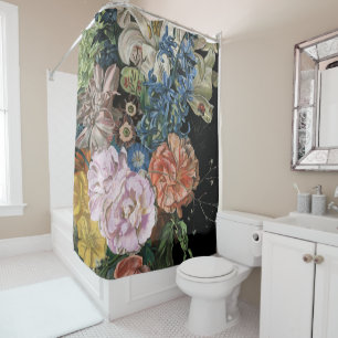 Rideaux De Douche Floral baroque - bouquet