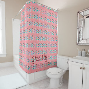 Rideaux De Douche Floral moderne rustique