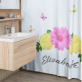 Rideaux De Douche Floral papillon