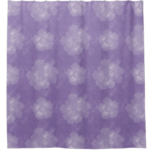 Rideaux De Douche Floral pourpre (Devant)