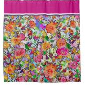 Rideaux De Douche Floral vibrant (Devant)
