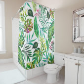 Rideaux De Douche Flore tropicale (En situation)