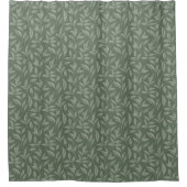 Rideaux De Douche Flore vert Sage (Devant)