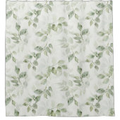 Rideaux De Douche Flore vert Sage (Devant)