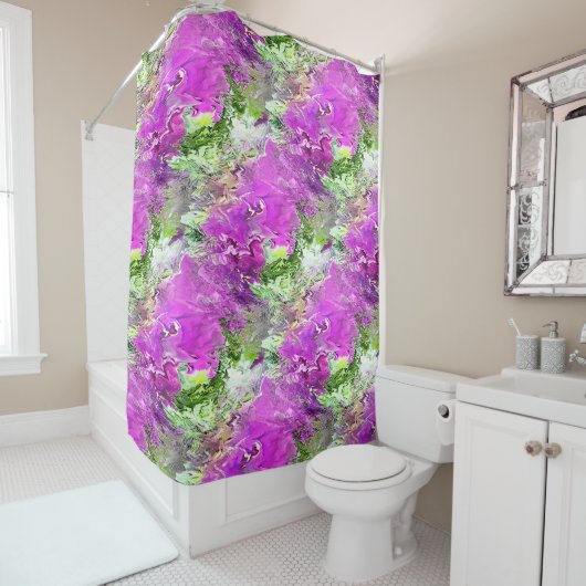 Rideaux De Douche Flot de Petunias..... (En situation)