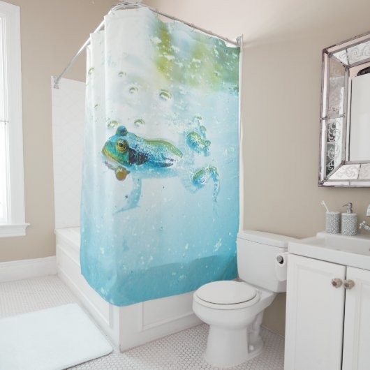 Rideaux De Douche Flottant (En situation)