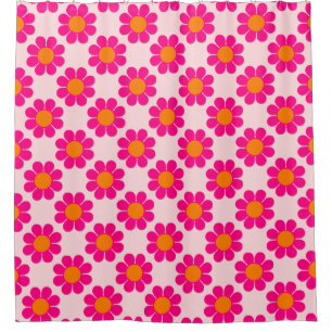 Rideaux De Douche Flower power personnalisable