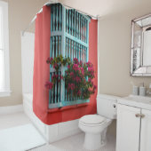 RIDEAUX DE DOUCHE FLOWERS IN WINDOW (En situation)