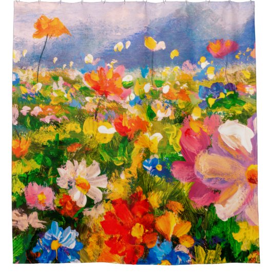 Rideaux De Douche Flowers paintings monet painting impression (Devant)