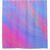 Rideaux De Douche Flux Abstrait d'encre néon (Devant)
