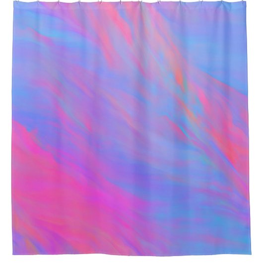 Rideaux De Douche Flux Abstrait d'encre néon (Devant)