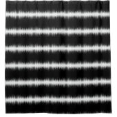 Rideaux De Douche Flux De Ligne Cerclée Noir Et Blanc (Devant)