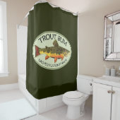 Rideaux De Douche Fly Fishing Fundy TROUT BUM (En situation)