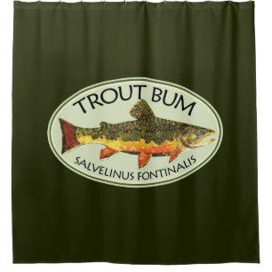 Rideaux De Douche Fly Fishing Fundy TROUT BUM