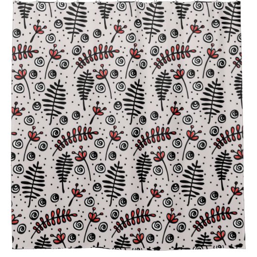 Rideaux De Douche Foliage lunaire (Devant)