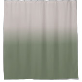 Rideaux De Douche Fond Brown Ombre Taupe Sage Vert (Devant)