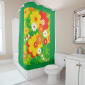 Rideaux De Douche Fond d'écran Funky Flower + vos idées (En situation)