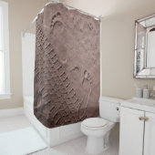 Rideaux De Douche Foot prints in the sand (En situation)