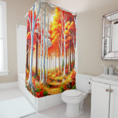 Rideaux De Douche Forêt (En situation)