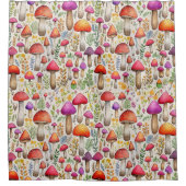 Rideaux De Douche Forêt de champignons (Devant)