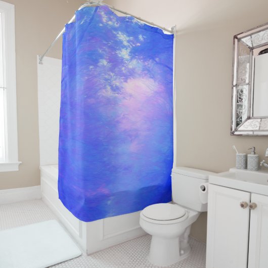 Rideaux De Douche Forêt du soir (En situation)