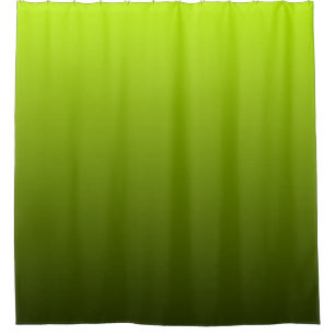 Rideaux De Douche Forêt verte ensoleillée Vert chaud Couleurs chaude