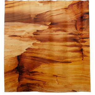 Rideaux De Douche formation de roches Brown
