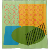 Rideaux De Douche Formes Abstraites (Devant)