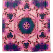 Rideaux De Douche formes arrondies mandala kaléidoscope Abstraites (Devant)