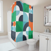 Rideaux De Douche Formes et formes simples Abstraites (En situation)