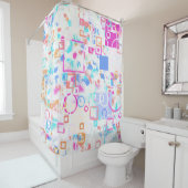 Rideaux De Douche Formes géométriques Abstraites (En situation)