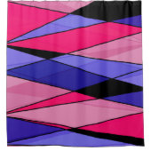 Rideaux De Douche formes géométriques modernes Abstraites triangles (Devant)