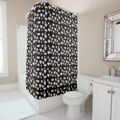 Rideaux De Douche Formes noires (En situation)