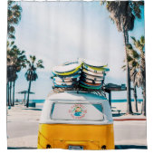 Rideaux De Douche Fourgon surfant (Devant)