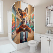Rideaux De Douche Fox (En situation)