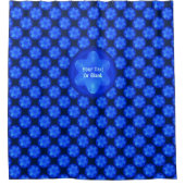 Rideaux De Douche Fractal Bluestar (Devant)