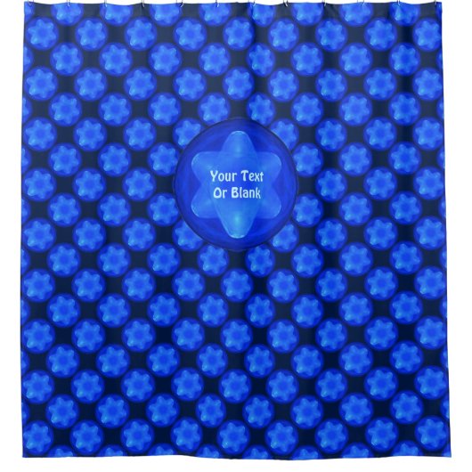 Rideaux De Douche Fractal Bluestar (Devant)