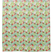 Rideaux De Douche Fraise et kiwi. (Devant)