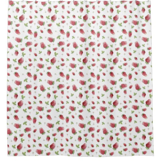 Rideaux De Douche Fraise rouge (Devant)
