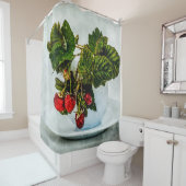 Rideaux De Douche Framboise (En situation)