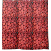 Rideaux De Douche Framboise fraîche du jardin j'aime. (Devant)
