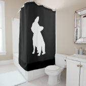Rideaux De Douche français bulldog | frenchie cadeau mignon (En situation)